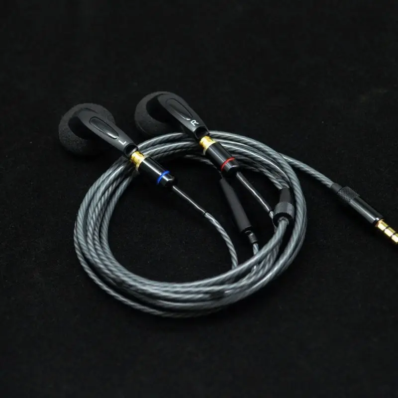 DIY Classic Flat Headphone HiFi Sound Quality Wired Type C High Quality Heavy Bass Earphone