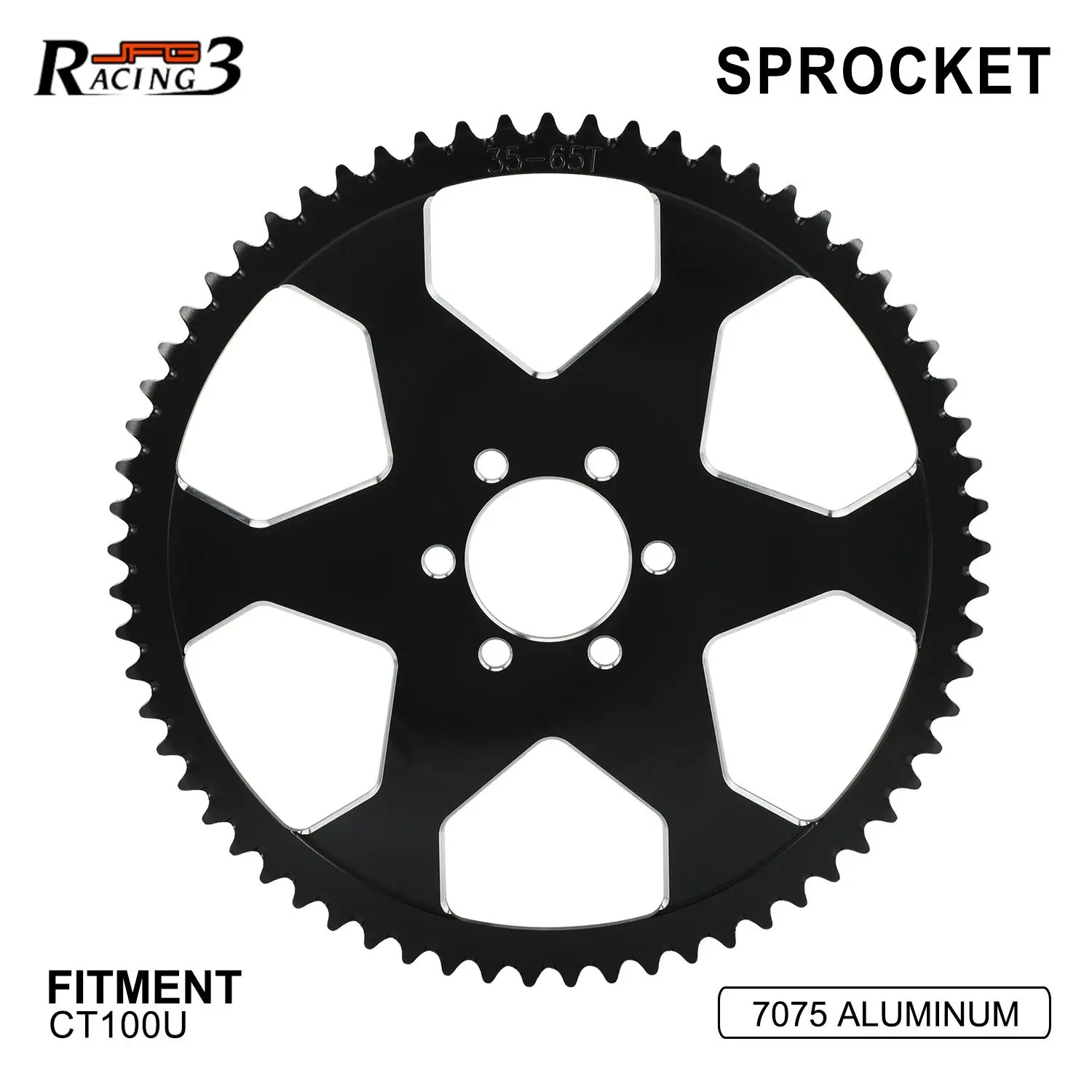 Motorcycles Accessories Sprocket 35 teeth chain wheel 65T Aluminum 7075 Moto Dirt Bike Parts For Coleman CT100U CT 100U