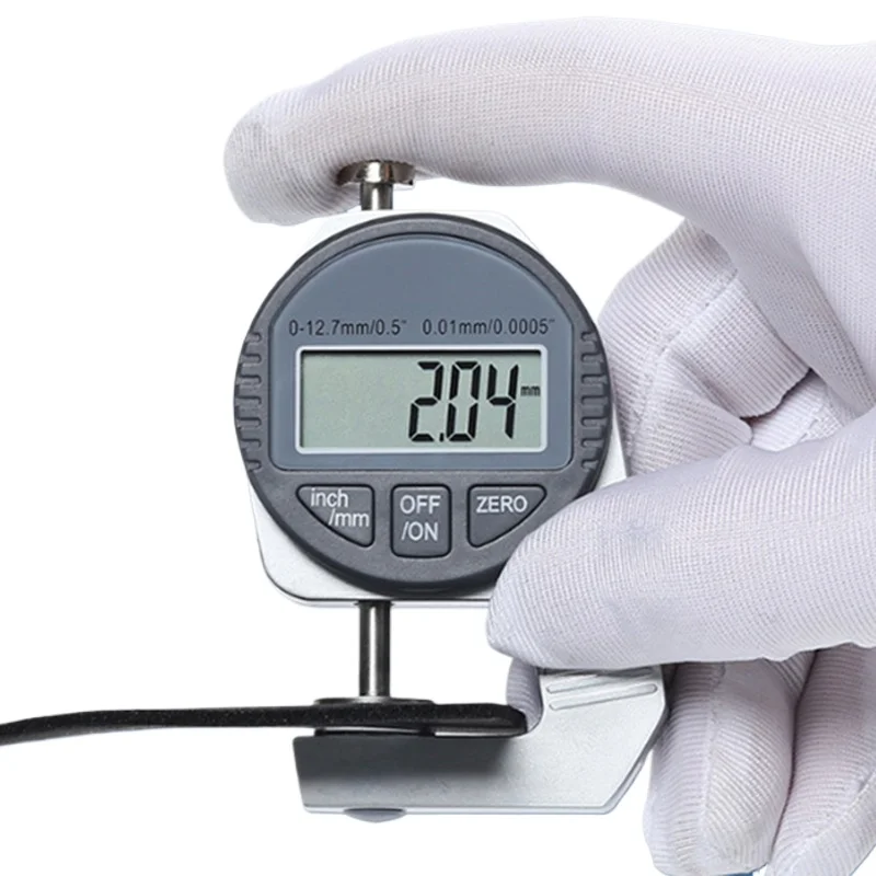 Digital Thickness Gauge High Precision Portable Mini Thickness Gauge 0 - 12.7 Mm Stainless Steel Micrometer Measuring Tool