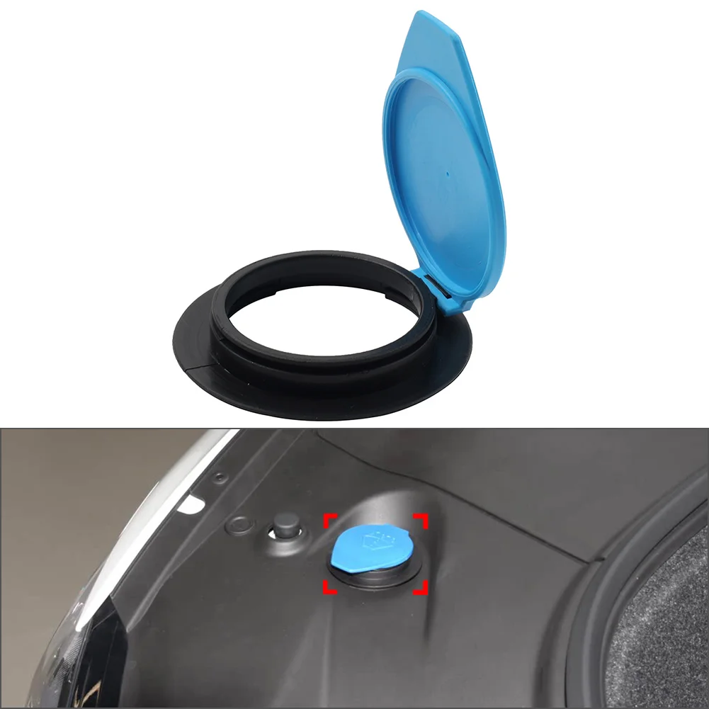 32274159 Car Windscreen Washer Fluid Reservoir Bottle Cap ABS Blue 1Pcs For Polestar 2 2020-2024 2021 2022 2023