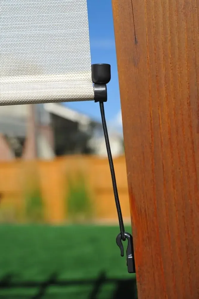 Premium Outdoor Sun Shade, 10' Wide x 8' Drop, Caribbean