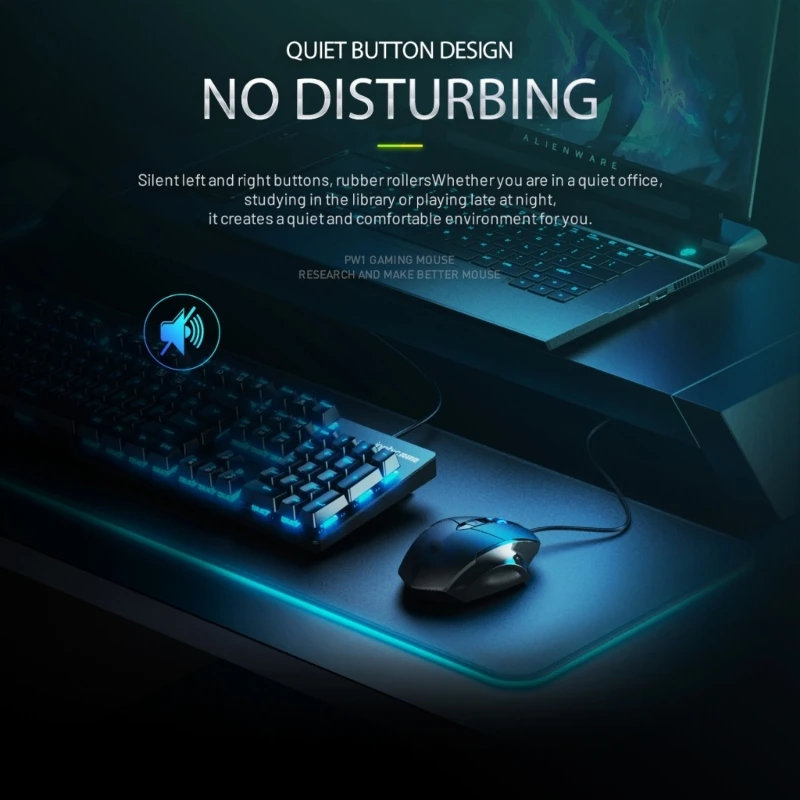 USB Computer Corded Mouse Corded Mouse 6 Button Corded Optical Mouse Office Home