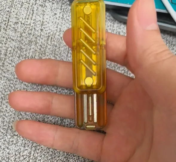 Used EDC Even numbered small yellow croaker fidget slider Decompression toys