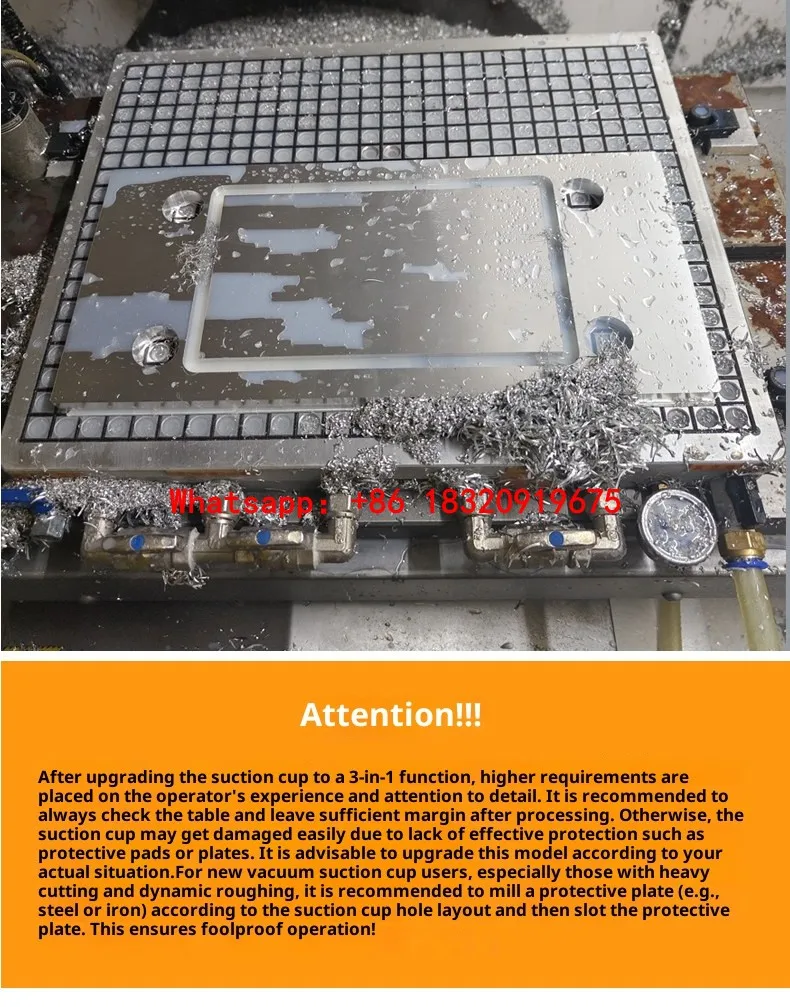 Cyclmotion CNC vacuum suction cup sealing strip without protective pad porous universal upgraded three-in-one mesh siliconestrip