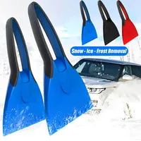 Silicone Car Ice Scrapers Car Snow Brush Soft Anti-skid Handle Car Ice Scraper Auto Snow Shovel Removal Car Winter Accessories