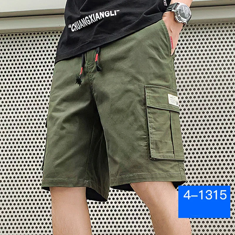 Summer Men's Cargo Shorts Quick Dry Lightweight Casual Loose Fit 5-Point Mid-Length Activewear Outdoor Sports