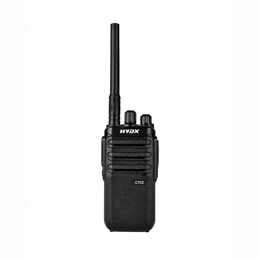 HYDX C112 Professional FM Transceiver 2W UHF 400-470Mhz IP54 Scrambler VOX Monitor Firm Durable HAM FRS GMRS Two Way Radio