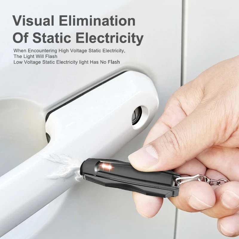Multifunctional Portable Anti-static Keychain Car Static Human Body Electrostatic Elimination Rod Static Antistatic Car Supplies