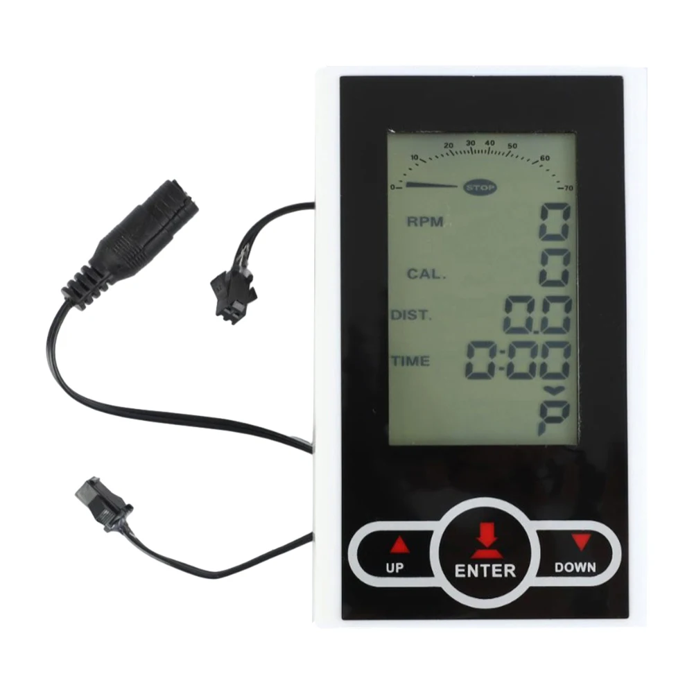 Exercise Bike Monitor Speedometer Stationary Bike Elliptical Trainer Display Speedometer Panel For Elliptical Machines Fitness