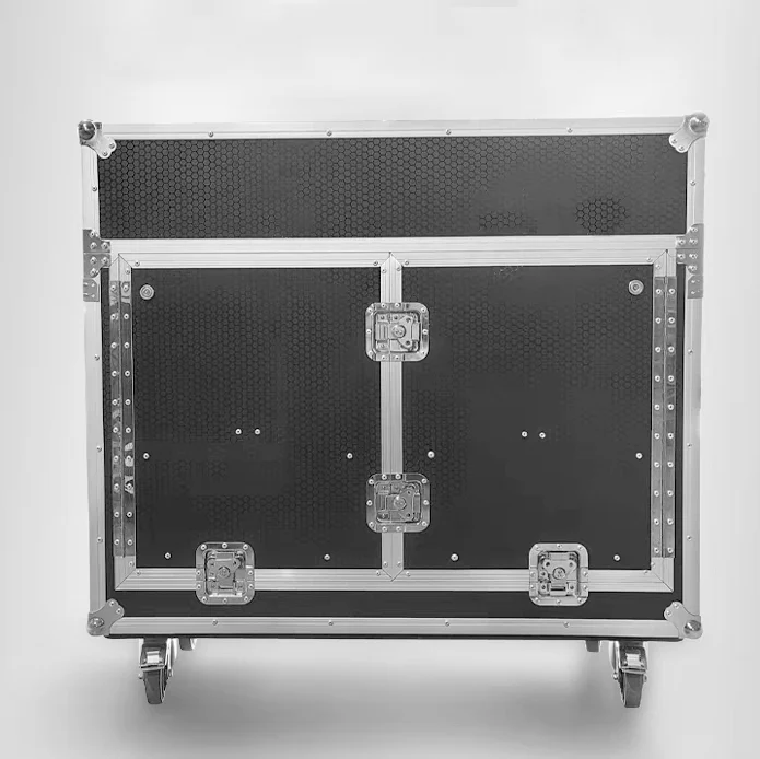 ATA Flight Case, Heavy Duty Aluminum Road Case, Hydraulic Lifting Mixer Case for Midas M32 M32R, 115 x 50 x 109 cm Size