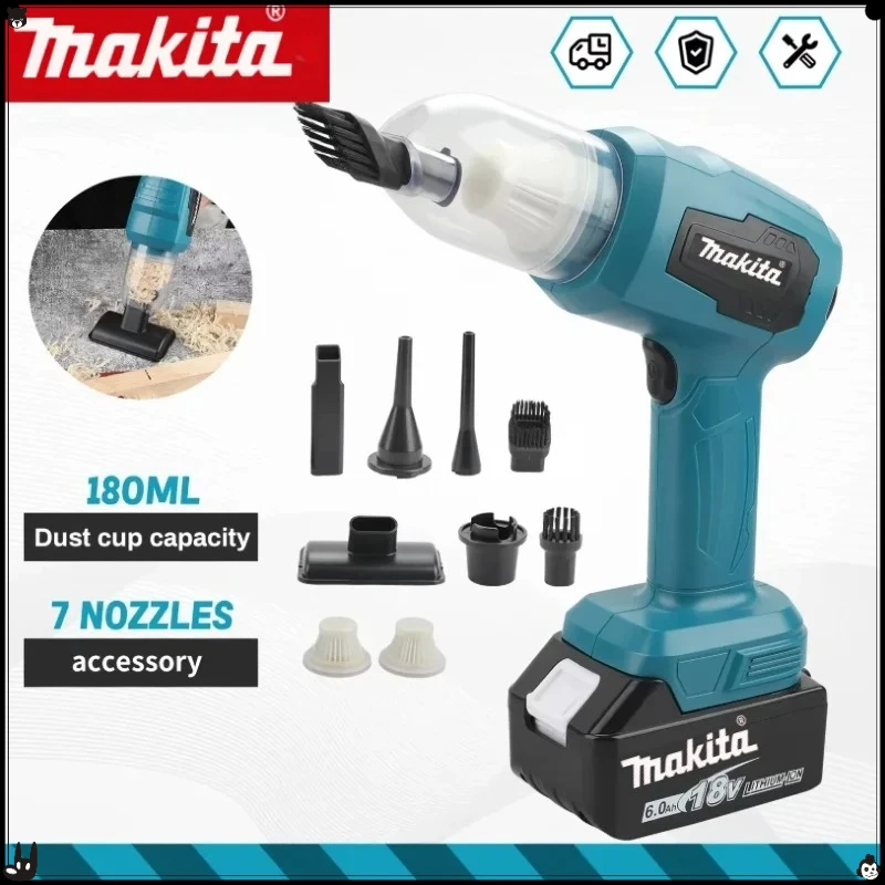 

Makita cordless handheld rechargeable mini car vacuum cleaner multifunctional vacuum cleaner power tool for Makita battery