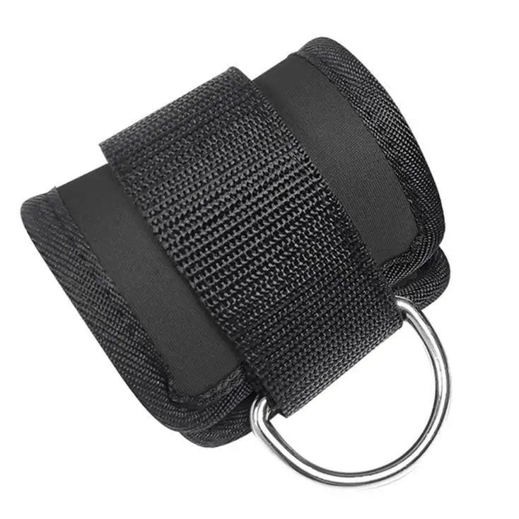 Gym Exercise Ankle Straps Weight Lifting Fitness D Ring Cable Attachment Strap