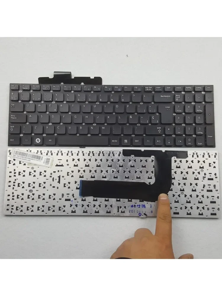 Niemcy hiszpański Laptop klawiatura dla Samsung NP-Q530 QX511 QX512 Q530 SF510 GR SP układ — zdjęcie 2