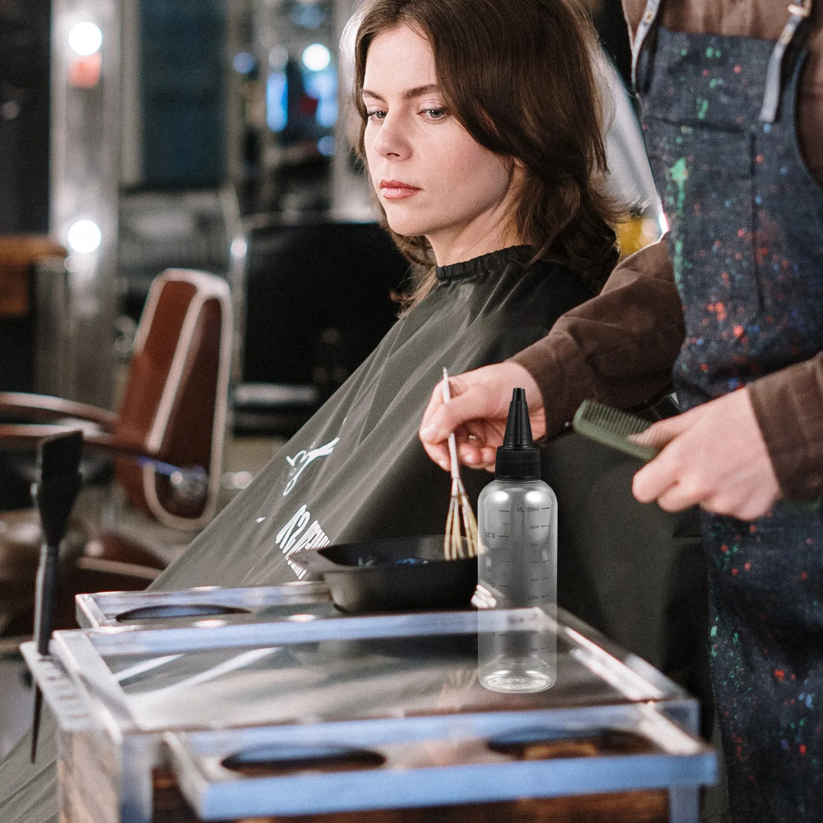 

10Pcs Empty Squeeze Bottles with Graduated Scale Reusable Plastic Applicator Bottles for Essential Oil Liquids Travel Friendly