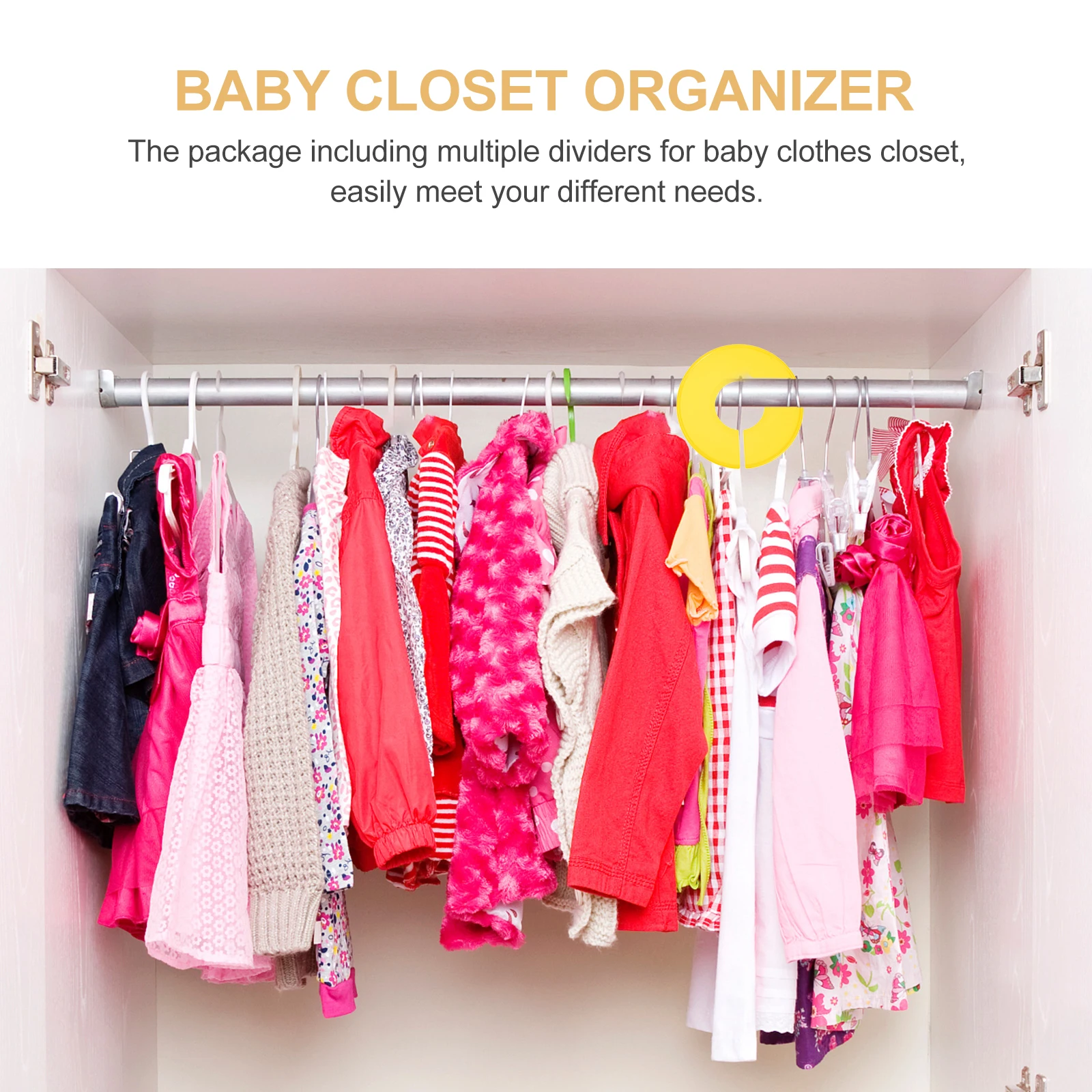 

Size Separators for Clothing Racks Closet Dividers Hanger and Hangers