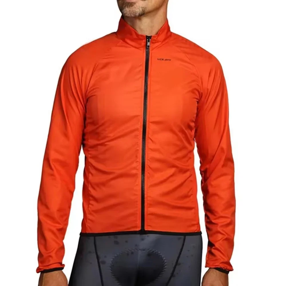 VOLER Cycling Windproof/Waterproof Men's Long Sleeve Jerseys Windbreak Bike Rain Jacket Lightweight Mtb Shirts Jaqueta Ciclismo - Image 4