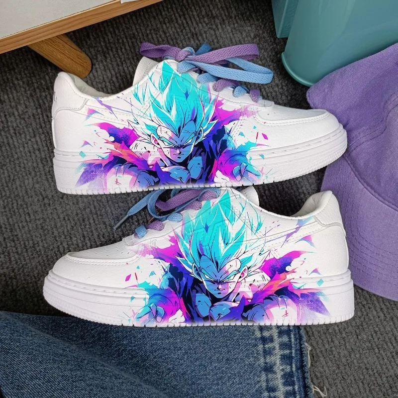New Dragon Ball Anime Male and Female Students Cartoon Personality Sneakers Versatile Breathable Fashionable Casual Shoes