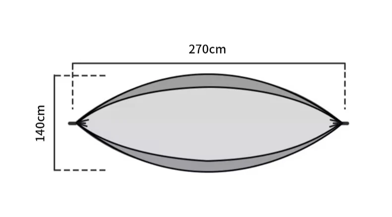 Luxury Portable Lightweight Polyester Hammock Swing Camping Bed Durable Parachute Camping Tent Hammock