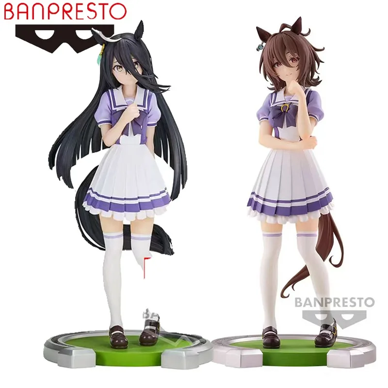 In Stock BANDAI Uma Musume Pretty Derby Manhattan Cafe Agnes Tachyon Figure Set Banpresto Anime Action Model Collectible Toys