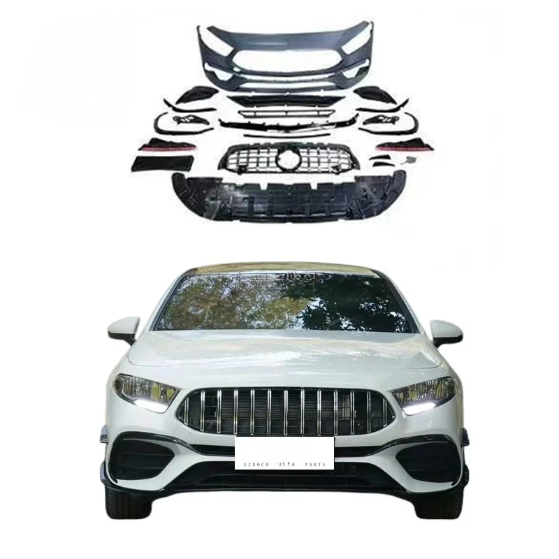 

Genuine car bumpers For BENZ W177 A-class A180 A200 A220 A35 AMG Facelift A45 AMG Bodykit Diffuser Tips Front bumper