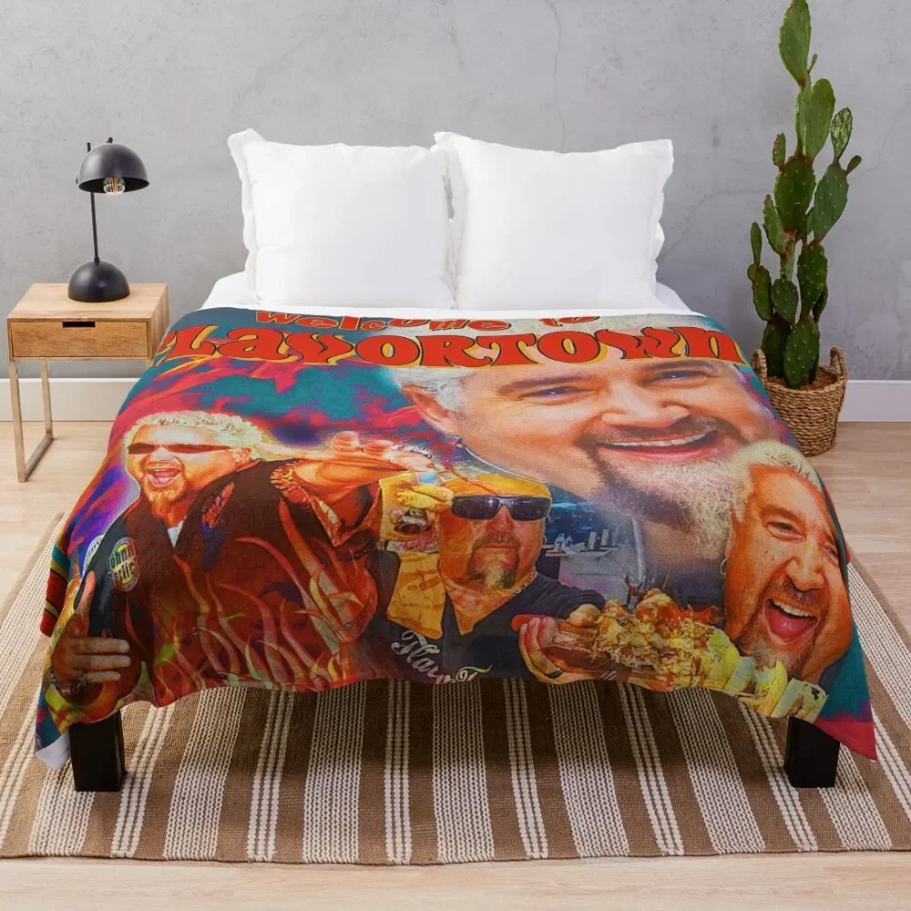 

flavortown Throw Blanket Warm Custom Thins Soft Beds Blankets
