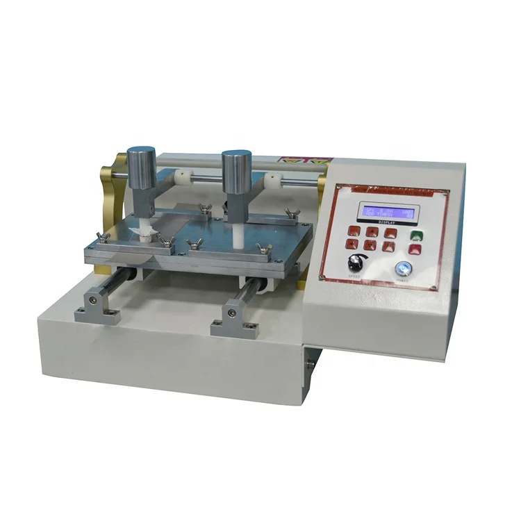 Fabric Friction Color Fastness Tester Leather 2 Head JIS Rubbing Tester Wet and Dry Rubbing Testing Machine