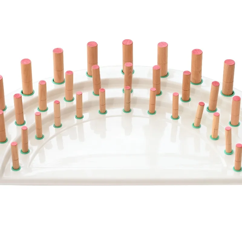 Semi-circular Activity Peg Board physical therapy for disabled