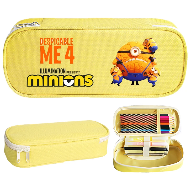 Despicable Mes Minionss Foldable Coin Purse New Movie Cartoon Print Wallet Men Office Daily Money BankCard Storage Mini Bag Gift