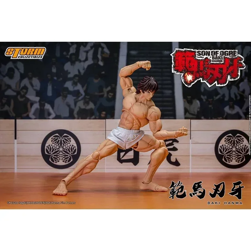

Оригинальные Storm Toys Baki Hanma Son of Ogre Baki Hanma BBTS Эксклюзивная Коллекционная модель в масштабе 1/12, украшение на складе