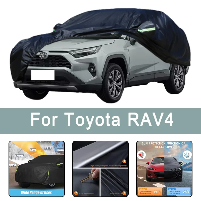 

For Toyota RAV4 All-Weather Car Covers 6-in-1 Waterproof Dustproof UV Proof Snowproof Scratch Resistant Protection