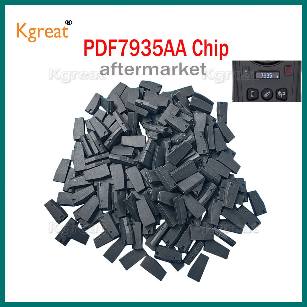 

100pcs Blank PCF7935 ID44 Ceramic Chip Used To Generate 33/40/41/42/44/45 Same Function with PCF7935AA PCF7935AS Chip