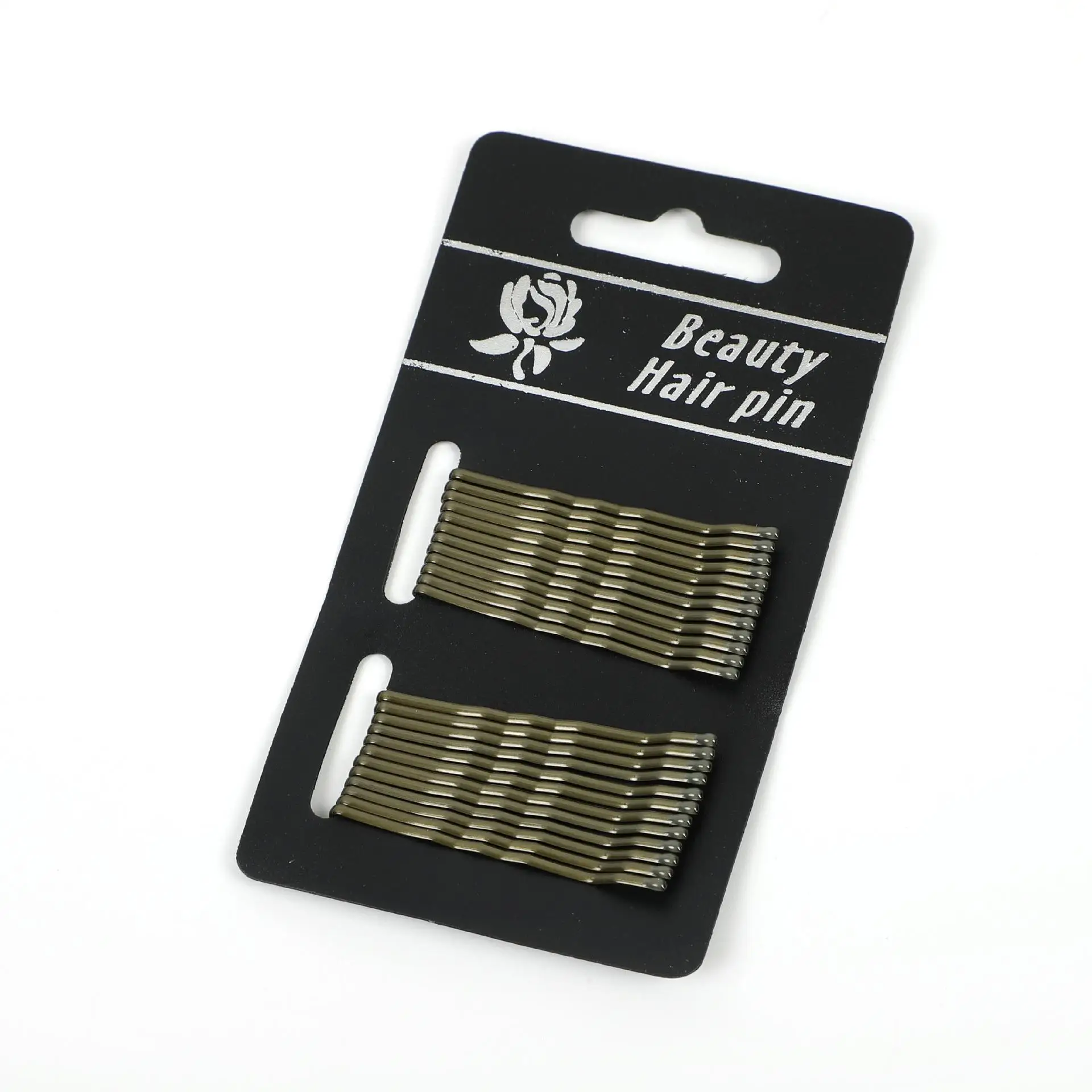 24PCS Schwarz Paintless Farbe Retention Einfache Ein Wort Clip Grundlegende Praktische Haar Clip Draht Liu Haar Clip Haar Zubehör haar Ca – Detail 4