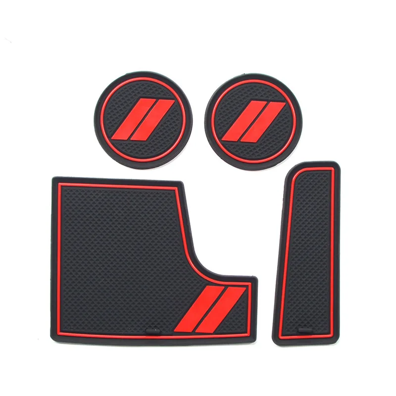 Suitable for Dodge 15-19 CHARGER door slot pad, war horse modified central control water cup groove pad, non-slip mat