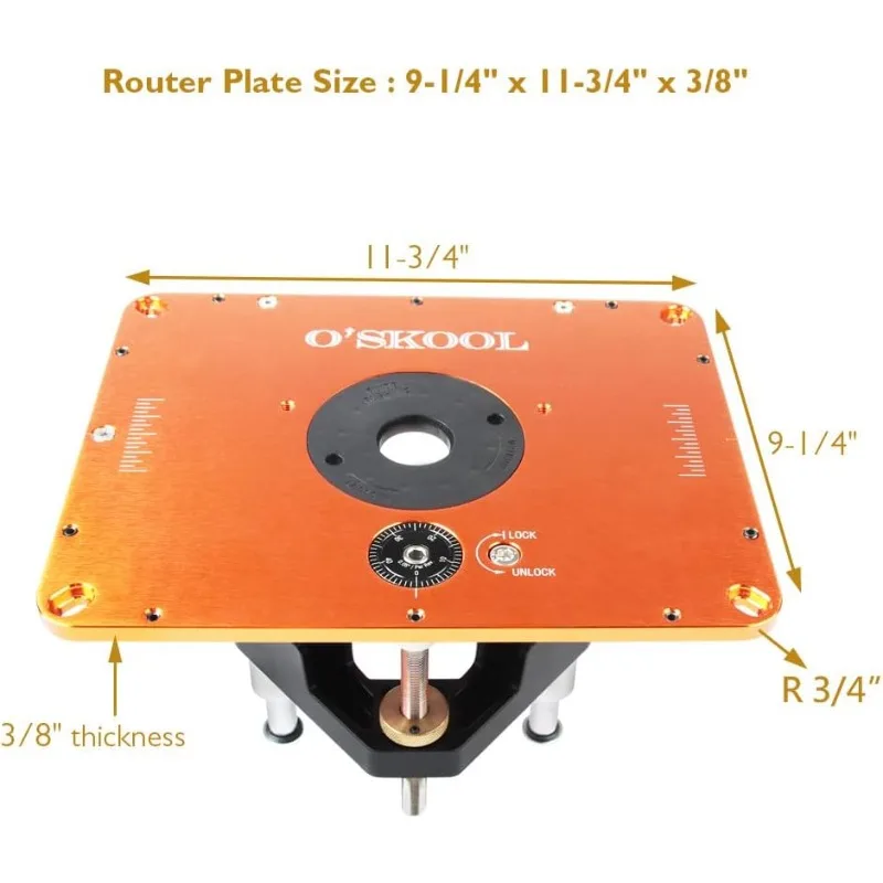 Router Lift Systems for 3-1/2