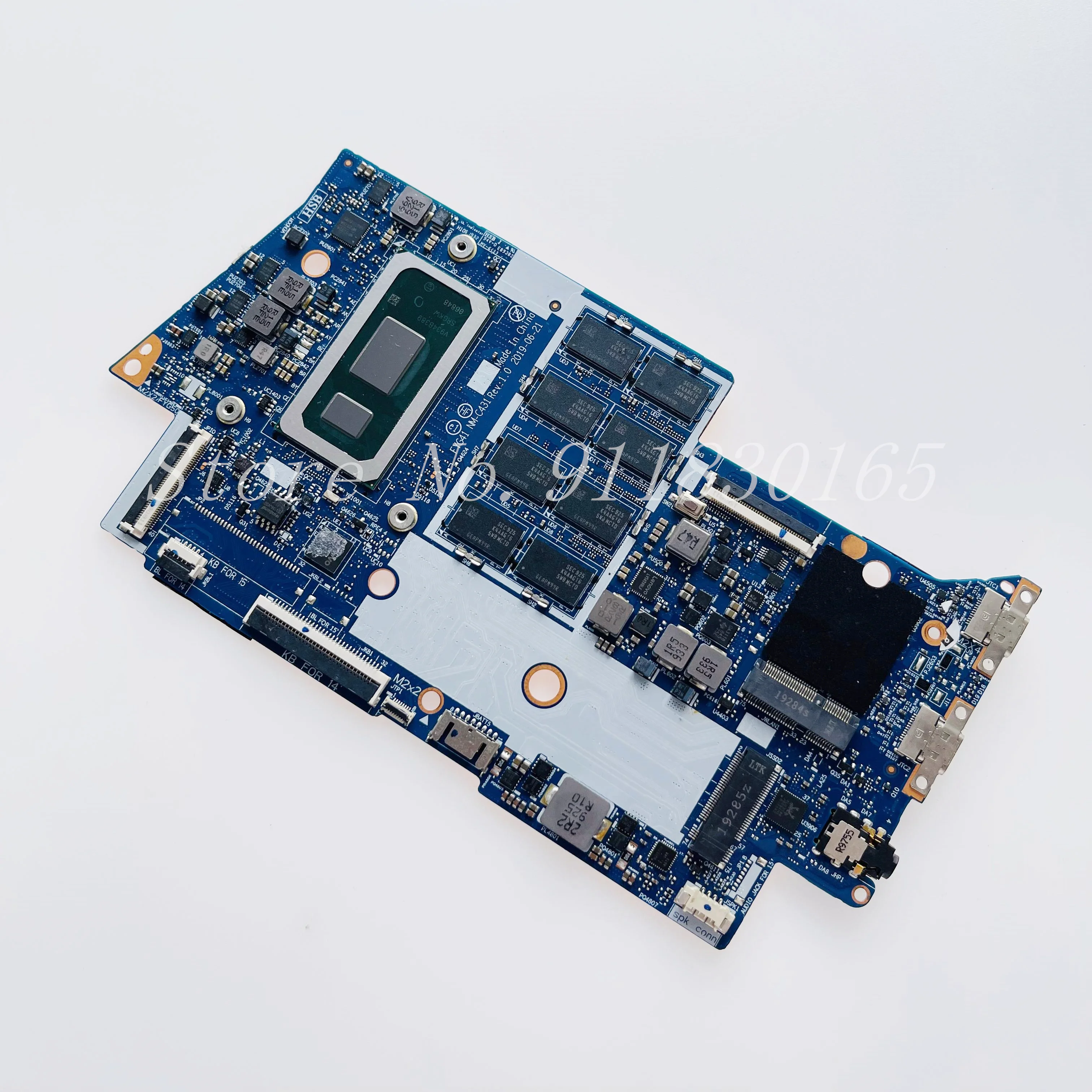 Imagem -04 - Laptop Motherboard para Lenovo Yoga Fyg41 Nm-c431 Cpu 8g 16g Ram Mainboard Core I510210u I7-10510u C740-14iml C740-15iml