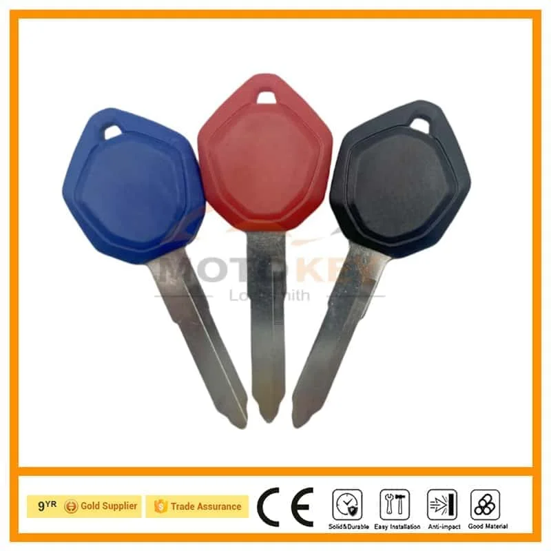 Motorcycle Keys Replace Uncut Keys for Ducati key blanks, Ducati V2 V4 key blanks Motorcycle Anti theft Key Detachable chip key