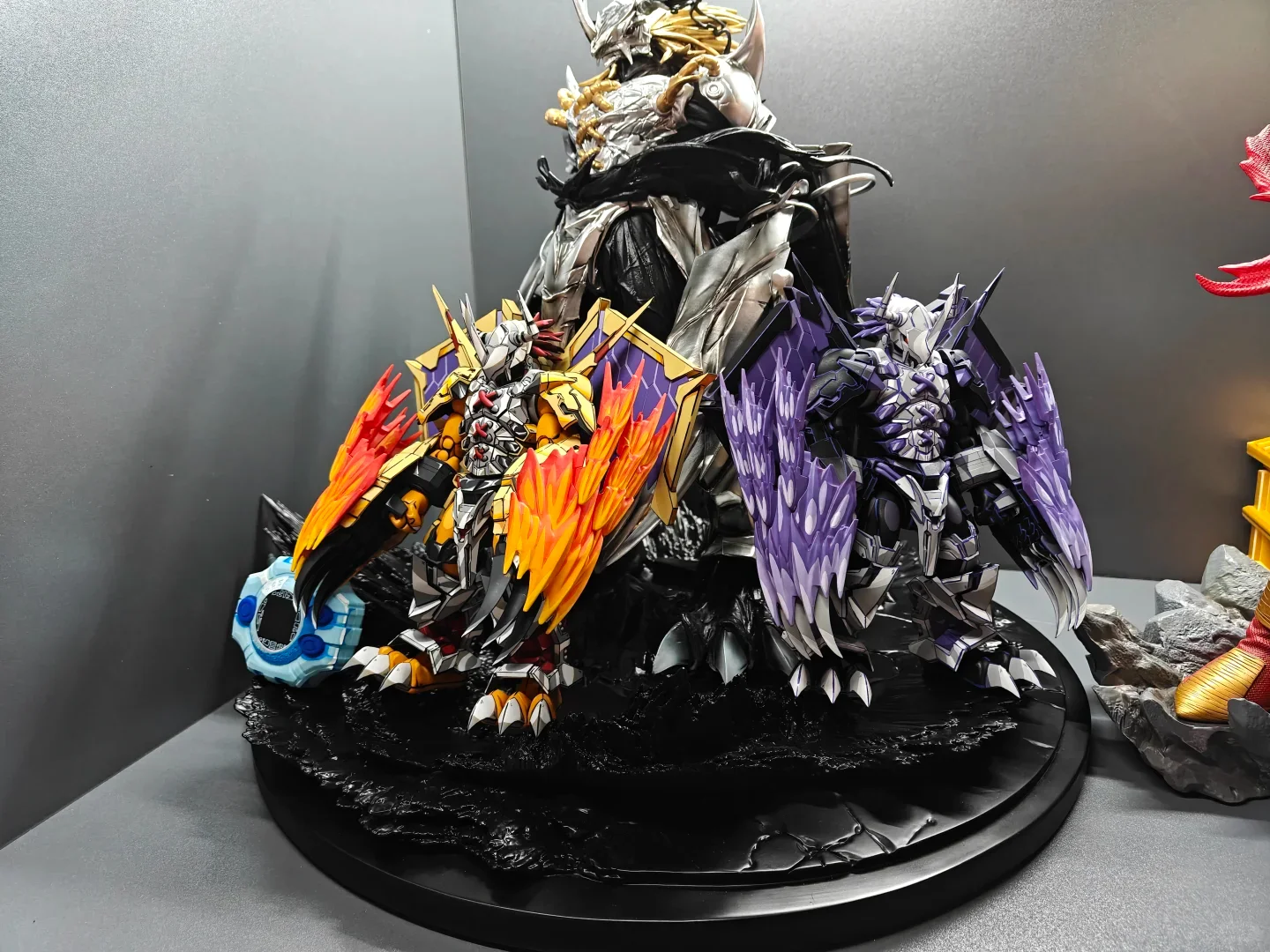 

37 см Digimon Adventure Black War Greymon аниме фигурка коллекция для мальчиков фигурка украшение для рабочего стола игрушки подарок-сюрприз