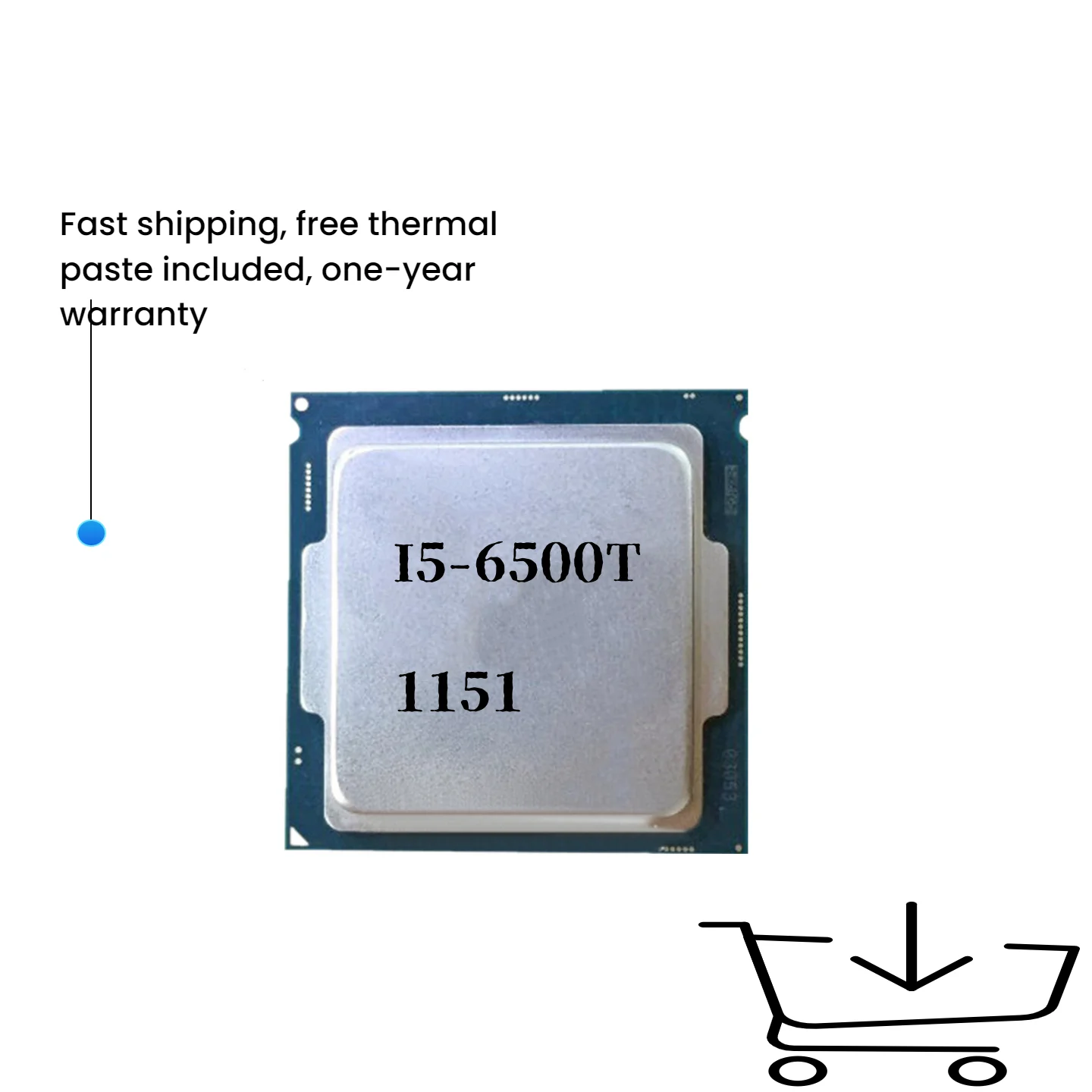 

Core i5-6500T i5 6500T Четырехъядерный четырехпоточный процессор 2,5 ГГц 6M 35 Вт LGA 1151