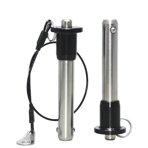 Diámetro 3/4/5/6/8 Pasador de bloqueo rápido de acero inoxidable Pasadores de extracción rápida Pasador de liberación rápida Pasador autoblocante Pasador de bola de acero Longitud 10-100 mm