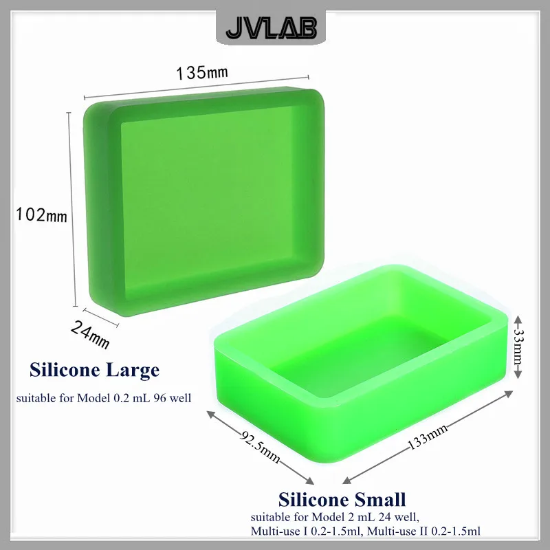 Silicone Stand For Ice Modular Foam Rack For Aluminum Ice Box 0.2 / 1.5 ML PCR Cooler Coat