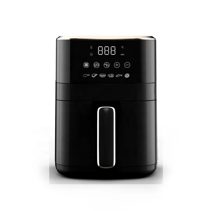 Black Blue Color CB CE 1200W 3L Screen Display Commercial Digital Electric Air Fryer