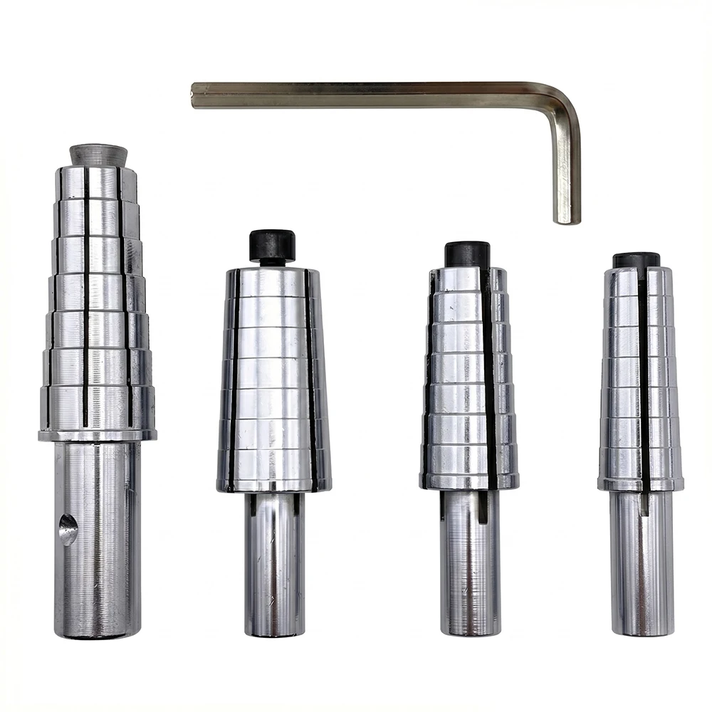Steel Segmented Ring Expander Collet for Ring Resizing Shaping Manual Rotary Jewelry Making Reapir Tools Adjustable 14mm-24mm