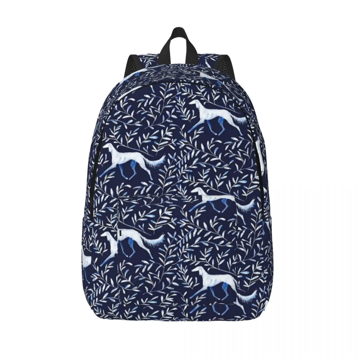 Saluki for Teens Student School Bookbag Greyhound Whippet Sighthound Dog Daypack Elementary High College Hiking