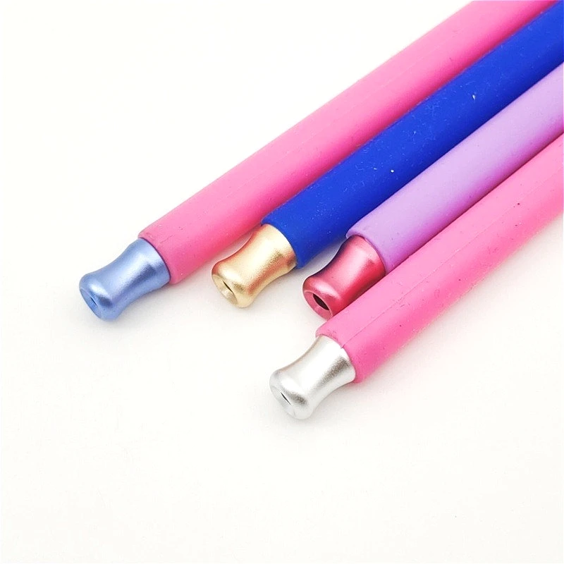 1 قطعة 510 الألومنيوم نسخة قصيرة القش المشتركة