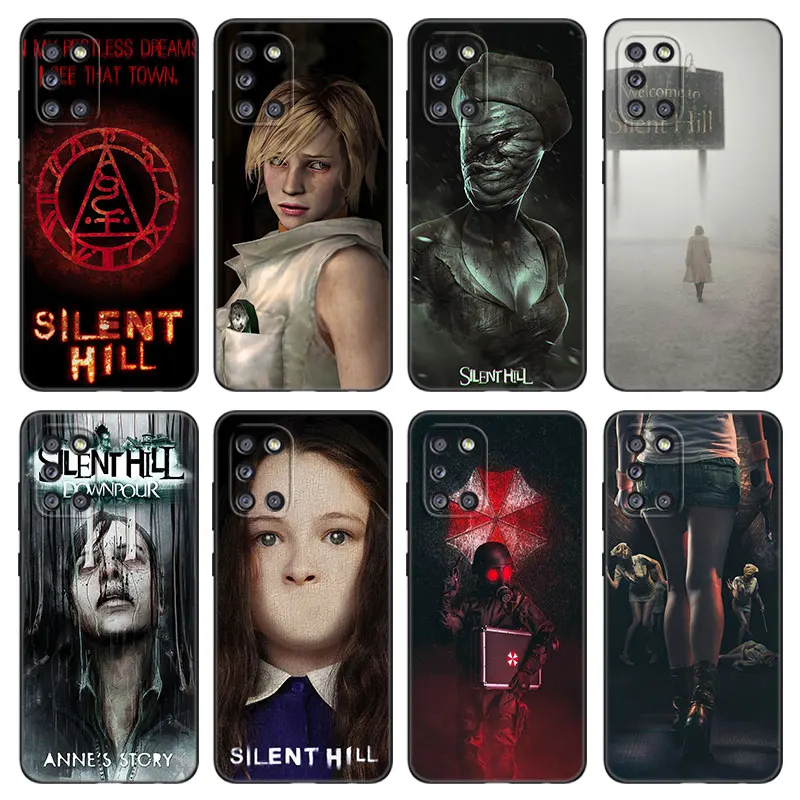 Horror Game Silent Hill Phone Case For Samsung Galaxy A01 A03 Core A04 E A02 A05 A10 A20 A21 A30 A50 S A6 A8 Plus A7 Black Cover