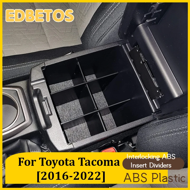 

For Toyota Tacoma Accessories 2023 2022 2021 2020 2019 2018 2017 2016 Center Console Dividers Tacoma 3rd Gen Insert Dividers