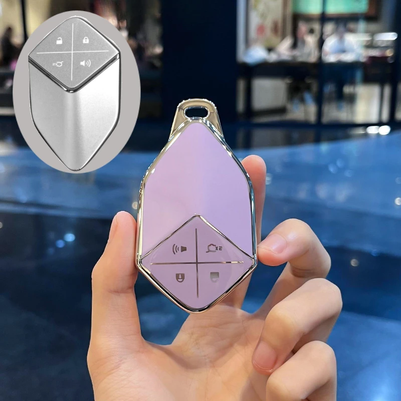 

Мягкий чехол из ТПУ для автомобильного пульта дистанционного управления, защитный держатель для Changan Deepal SL03 S7 2023 2024, автомобильные аксессуары