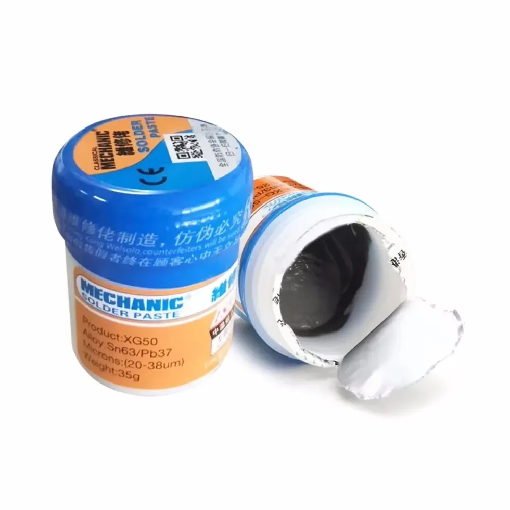 MECHANIC XG Series 183℃ Tin Solder Paste Environment Friendly Soldering Flux for Mobile Phone IC CPU BGA SMD Phone Repair image 6