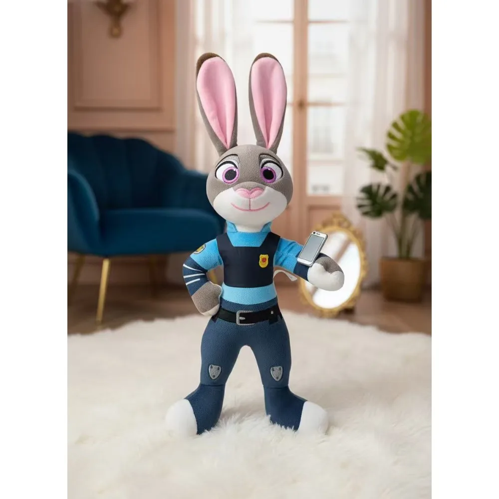 35 cm Disney Zootopia Charakter Nick Wilde Judy Hopps Cartoon süßes Spielzeug Puppe Modell Geburtstag Weihnachtsgeschenk für Kinder Freunde