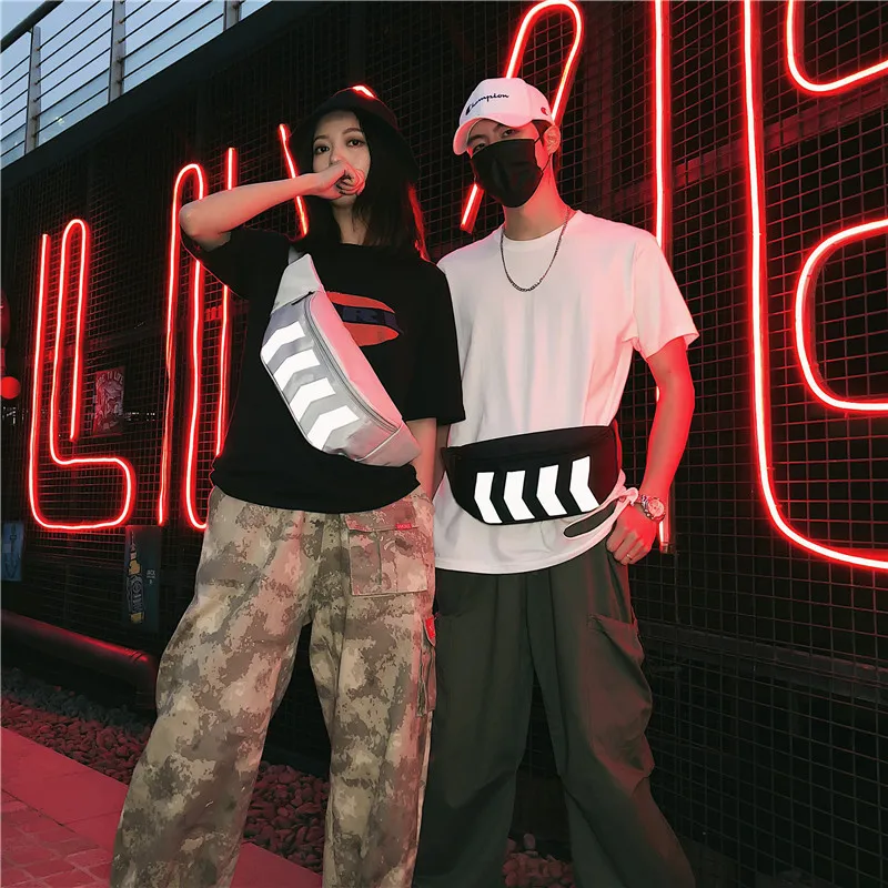 Modna Crossbody na ramię męska moda na skok wzwyż dla kobiet Hip-hopowa uliczna modna męska męska torba na rower